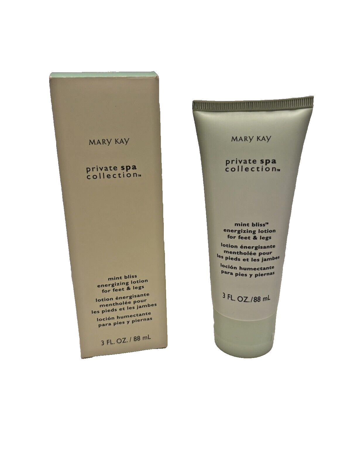 Lotion Mary Kay Feet and Legs Mint Bliss Energizing Lotions NIB Private Spa - $11.17