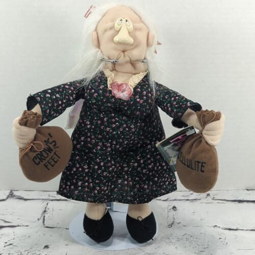 Vintage 1988 Prunella Wrinkle Fairy Doll Heartliner Gag Gift with Tag - $19.79