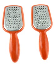 2 Pack Stainless Steel Mini Grater Cheese Garlic Nutmeg Chocolate  5&quot; BP... - £7.89 GBP