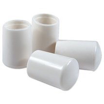 Furniture Leg Tip, White Vinyl, 7/8-In., 4-Pk. - $318.91 MXN