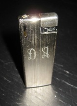 Vintage COLIBRI GOLD Tone Etched Automatic Gas Butane Torch Lighter - £11.79 GBP