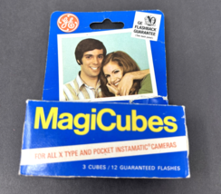 GE Magicubes Flash Cubes 3 Cubes 12 Flashes NOS VTG FAST SHIP5 - $9.49