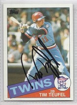 Tim Teufel Signed Autographed 1985 Topps Card 1986 WSC - £11.66 GBP