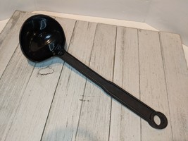 Black Nylon Soup Ladle Spoon Utensil 12&quot; Wide - £7.97 GBP