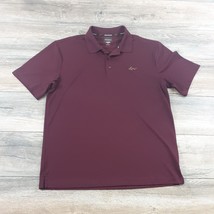 Greg Norman Tasso Elba Mens Large Short Sleeve Shirt Play Dry Golf Athletic Logo - £11.88 GBP