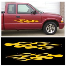 Flames Decal Sticker Kit for Hot Rod Classic Muscle Street Race Rat Car Dark YL - £19.99 GBP