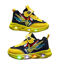 Transformers Design  Kids Sneakers Light-Up Toddlers Sport Shoes Boys Tr... - $26.90