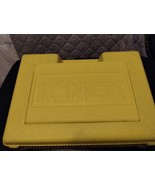 Vintage K&#39;NEX Yellow Box Hard Carrying Case With A Bunch Of K’NEX Pieces... - $33.71 CAD