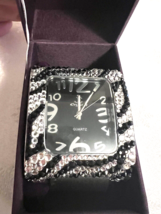 Jimmy Crystal New York Swarovski Elements Bling  Watch wj540 - £23.36 GBP