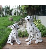 interoknack Realistic Dalmatian Dog Statue Set, Large Outdoor Resin Sitt... - €555,60 EUR