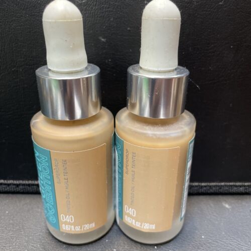 Primary image for Maybelline New York Green Edition Superdrop Tinted Oil Base Makeup 2 Pack #40