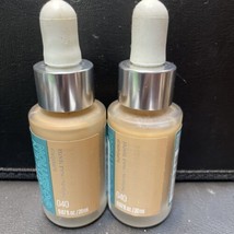 Maybelline New York Green Edition Superdrop Tinted Oil Base Makeup 2 Pack #40 - £10.89 GBP