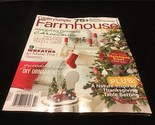 Country Sampler Farmhouse Magazine Winter 2021 Cozy Christmas, DIY Ornam... - $10.00