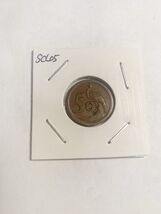 1992 South Africa 5 Cents Blue Crane KM-134 Copper plated steel Nice Coin - $4.93 CAD