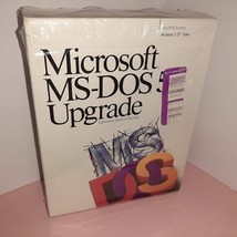 Microsoft MS Dos 5 Upgrade PC System Software 5.25 Disks In Box 6 Disks - £11.23 GBP