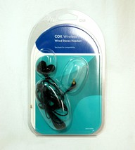 NEW Cox Universal Wired Stereo Headset Ear Buds 2.5mm Jack headphones ce... - £3.71 GBP