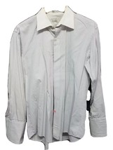 Christian Dior Le Connaisseur mens Button-Down Dress Shirt Striped grey 16 / 33 - £14.94 GBP