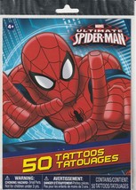 MARVEL ULTIMATE SPIDER-MAN 50 TATTOOS - $10.77