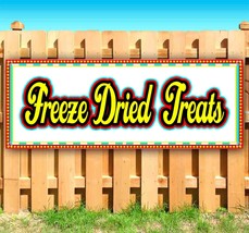 Freeze Dried Treats Banner Advertising Vinyl Flag Sign Many Sizes Food, Sweets - £21.94 GBP+