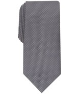 MSRP $55 Perry Ellis Men&#39;s Archer Mini Geo Tie Charcoal/Pink Size OSFA - $17.10