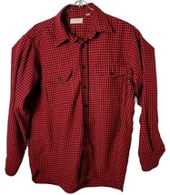 LL Bean Men L 16-161/2 Allagash Flannel Long Sleeve Button Down Shirt - £32.35 GBP