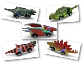 Dinosaur Cars Pull Back Friction Toy Choice Quantity Discount Recommended Age 3+ - £7.81 GBP