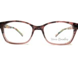 Vera Bradley Petite Eyeglasses Frames Meadow Superbloom Black Pink 47-15... - $69.98