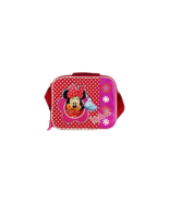 Disney Junior Minnie Mouse Lunchbox Lunch Bag Insulated Handle Zippered ... - £15.69 GBP
