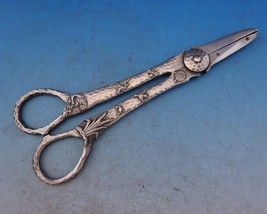 Number 85 by Gorham Sterling Silver Grape Shears w/ Applied Elements Japanesque - £979.18 GBP