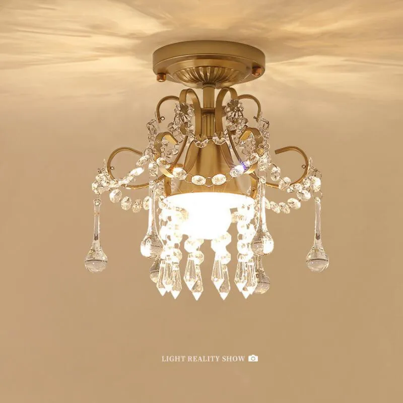 Fashion simple crystal chandeliers E27 bulb led lamps Living room dining... - $52.16+