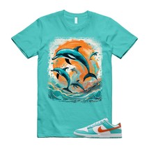 Dunk Miami Dolphins Cosmic Clay Dusty Cactus Orange Aqua T Shirt Match D9 - £21.64 GBP+
