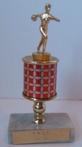 YWCA 77-78 Female Bowler 7&quot; Vintage Bowling Trophy - £5.76 GBP