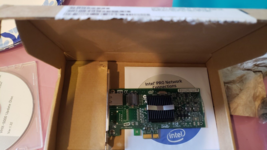 LOT Intel Pro/1000 pt desktop Single Port desktop Adapter &amp; Pro Network ... - €19,52 EUR