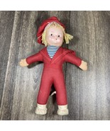 Vintage 10&quot; Sailor Boy Doll w Red Suit Hungary - £17.29 GBP