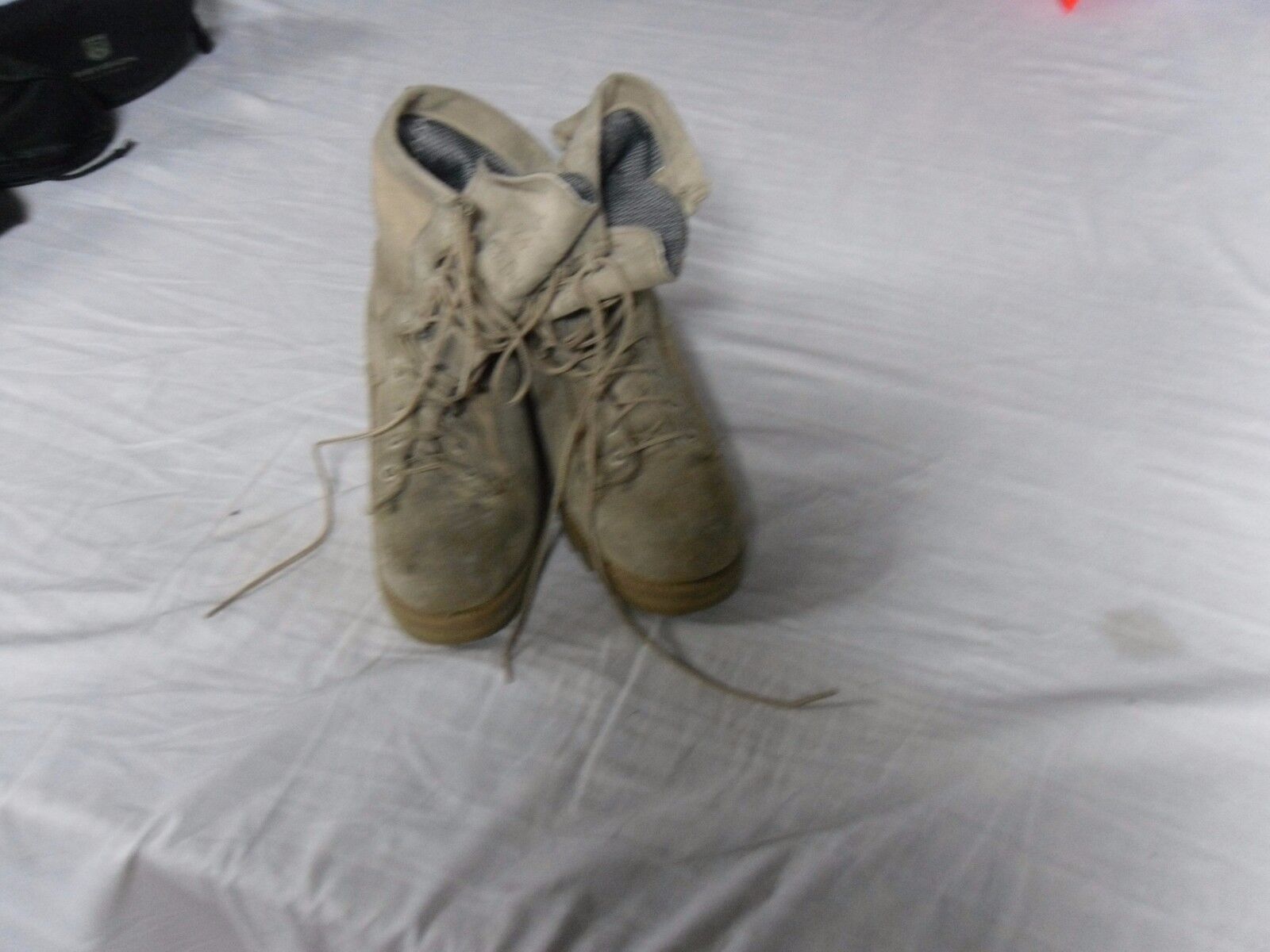 USGI Desert Tan Summer Boots Size 5w USGI RS 7071 - $38.69