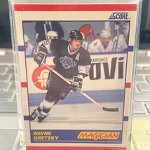 1990-91 Score Wayne Gretzky Magician #338 Los Angeles Kings HOF Free Shipping - $5.48