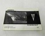 2009 Pontiac Torrent Owners Manual Handbook OEM M04B16006 - $14.84