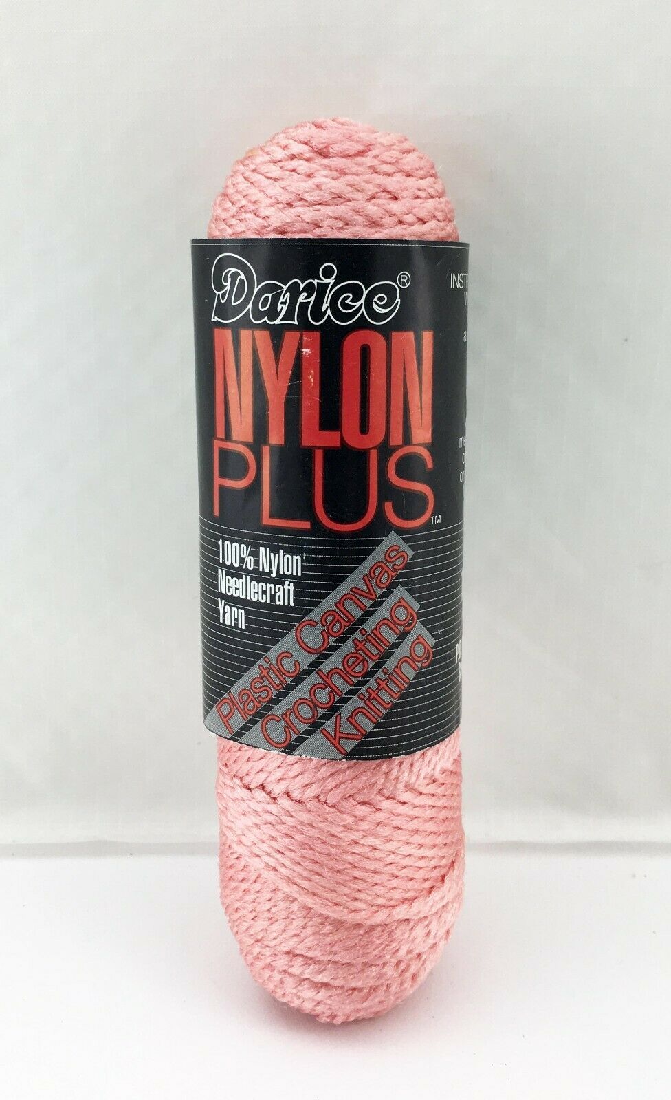 Darice Nylon Plus Nylon Plastic Canvas Needlecraft Yarn - 1 Skein Pink - $6.60