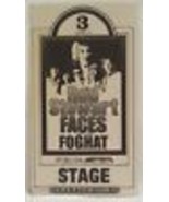 ROD STEWART &amp; FACES / FOGHAT - VINTAGE ORIGINAL REAL 1970&#39;s BACKSTAGE PASS - $375.83 MXN