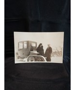Rare 1920s FORD MODEL A T  RPPC Photo Postcard AUTO SNOWMOBILE SKIS TRAC... - $37.22