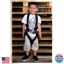 Fusion Full Body Harness Black, Warrior Kids, KH-201A-C-BLK - $74.07
