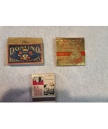 Vintage Matches U.S. Grant Hotel, Brass Rail Chop House, Domino Matches - $10.42 CAD