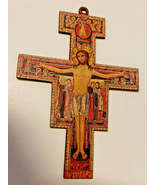 San Damiano Wood 8&quot; Crucifix, New #AB-333-R2 - $17.99