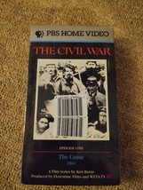Civil War Episode 1:The Cause 1861 New Sealed VHS Ken Burns PBS Home Video - £7.88 GBP
