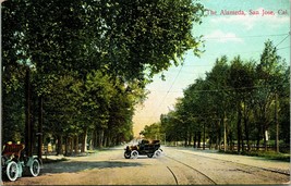 The Alameda Street View w Cars San Jose California CA UNP Reider DB Postcard - $10.84