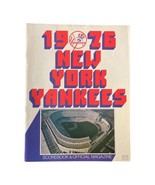 1976 New York Yankees Scorebook &amp;Official Magazine vs Oakland Athletics ... - £13.66 GBP