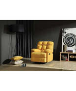 Modern Yellow Padded Arm Recliner Sofa - $980.57+