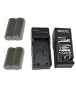 2 Batteries+Charger for Canon Digital Rebel DS6041 Pro90 IS Pro 1 G1 G2 ... - £23.22 GBP