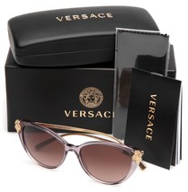 New Versace Mod. 4351-B 5273/13 3N Crystal Violet Sunglasses 55-16-140 B45 Italy - £140.51 GBP