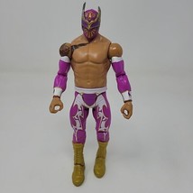 2011 Sin Cara Pink Basic Series 34 Action Figure - WWE WWF NXT TNA - Mattel - £9.79 GBP